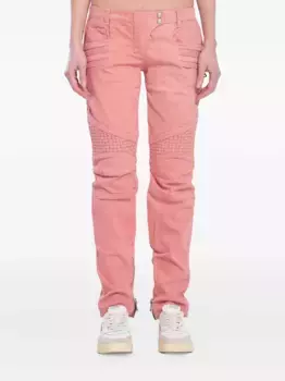Джинсы со вставками BALMAIN, розовый