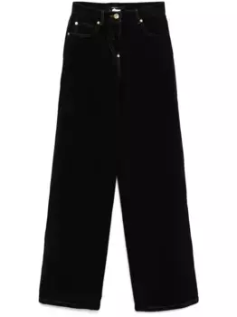 Джинсы со вставками pushBUTTON, черный