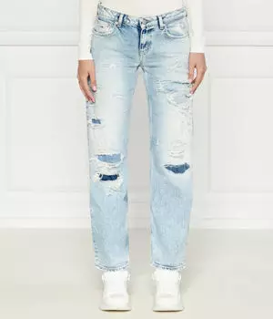 Джинсы Софи Straight fit Tommy Jeans, синий