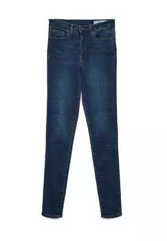 Джинсы "софия" обтягивающие потертые Vero Moda, цвет 178001 med