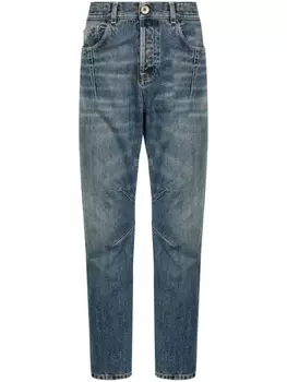 Джинсы средней посадки Eleventy, синий