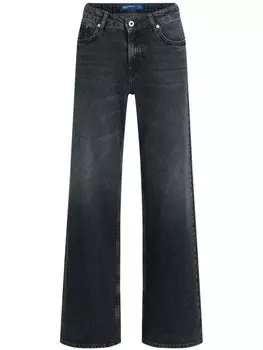 Джинсы средней посадки Karl Lagerfeld Jeans, синий