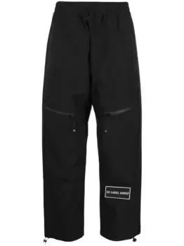 Джинсы средней посадки с нашивкой-логотипом 44 LABEL GROUP, черный