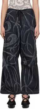 Джинсы SSENSE Exclusive Black Stars Anna Castellano