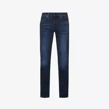 Джинсы Standard Luxe Performance прямого кроя из эластичного денима 7 For All Mankind, синий
