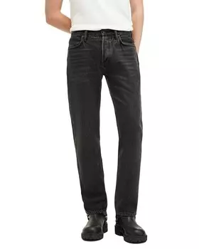 Джинсы стандартного кроя ALLSAINTS Reid, черный