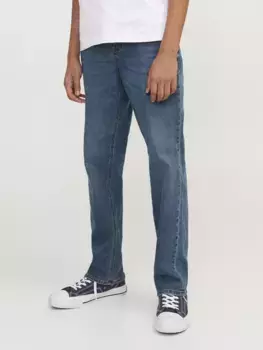 Джинсы стандартного кроя для подростков Jack & Jones "JJICLARK JJORIG STRETCH SQ 223 NOOS JNR" Jack & Jones Junior, синий