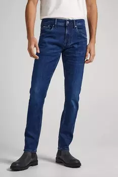 Джинсы стандартного кроя и 5 карманов Pepe Jeans London, синий