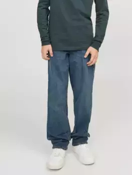 Джинсы стандартного кроя Jack & Jones для подростков "JJICLARK JJORIG STRETCH SQ 223 NOOS MNI" Jack & Jones Junior, синий