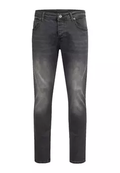 Джинсы стандартного кроя, потертые Rock Creek, серый