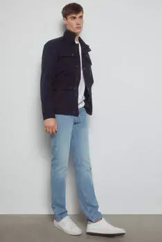 Джинсы стандартного кроя премиум-класса Flex Pedro del Hierro, синий