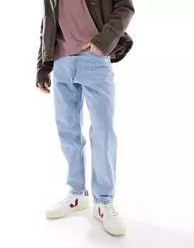 Джинсы стандартного кроя в средне-синем цвете Pull&Bear