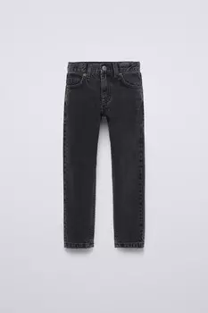 Джинсы стандартного покроя ZARA, черный