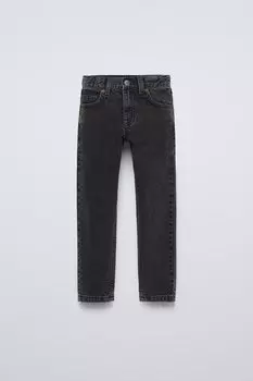 Джинсы стандартного покроя ZARA, черный