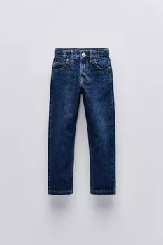 Джинсы стандартного покроя ZARA, синий