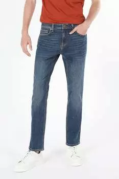 Джинсы стандартной посадки с эффектом потертости Colin'S, синий