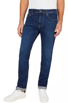 Джинсы Stanley со средней посадкой Pepe Jeans London, синий