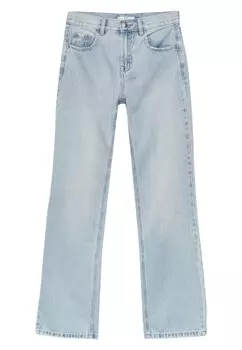 Джинсы Stradivarius Straight Leg, голубой (Размер EU 32)