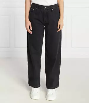 Джинсы женские Calvin Klein Jeans широкие прямые, черный