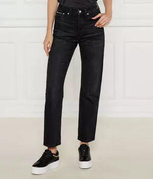 Джинсы Straight fit Calvin Klein Jeans, черный
