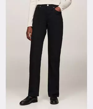 Джинсы Straight fit Tommy Hilfiger, черный