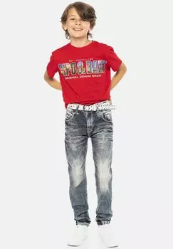 Джинсы Straight Leg Cipo & Baxx, цвет blue