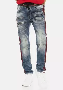 Джинсы Straight Leg Cipo & Baxx, цвет blue
