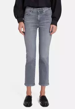 Джинсы Straight Leg CROP 7 for all mankind, цвет grey