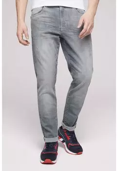 Джинсы Straight Leg MA:X MIT DESTROY-EFFEKTEN Camp David, цвет grey used