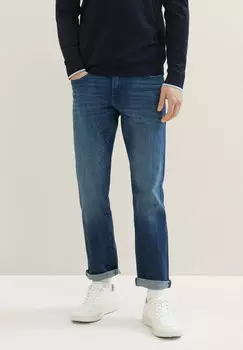 Джинсы Straight Leg MARVIN STRAIGHT TOM TAILOR, цвет dark stone wash denim