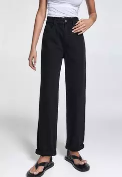 Джинсы Straight Leg PULL&BEAR, цвет black