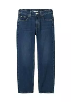 Джинсы Straight Leg STRAIGHT TOM TAILOR, цвет used dark stone blue denim