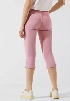 Джинсы STREET ONE 3/4, 5 карманов, цвет Light Berry Soft Washed