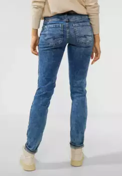 Джинсы STREET ONE комфортного кроя, средняя талия, цвет Indigo Random Wash