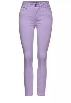 Джинсы STREET ONE Slim fit Jeans, фиолетовый