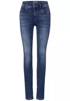 Джинсы STREET ONE Slim fit Jeans Free To Move, темно-синий