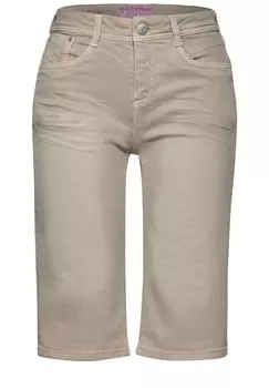Джинсы STREET ONE Slim fit Jeans Jane, темно-бежевый