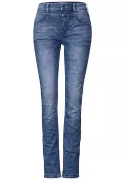 Джинсы STREET ONE Slim fit Jeans, синий деним