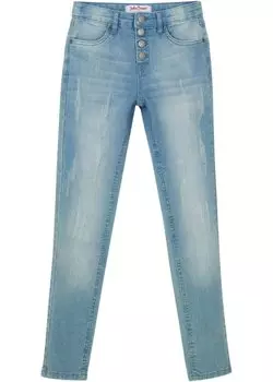 Джинсы стрейч для девочек John Baner Jeanswear, синий