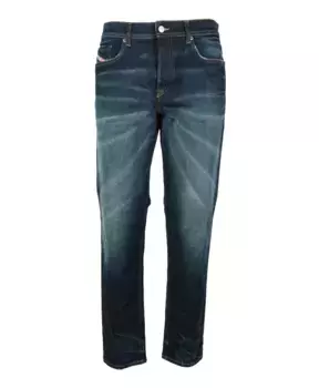 Джинсы стрейч из смесового хлопка Diesel, синий