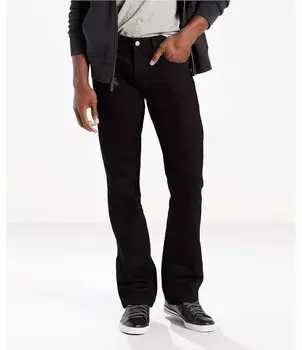 Джинсы стрейч Levi's 527 Bootcut, черный