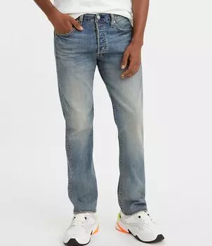 Джинсы стрейч оригинального кроя Levi's 501, синий