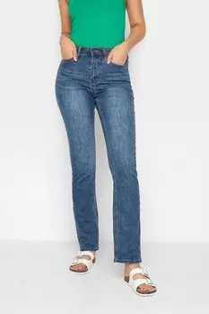 Джинсы стрейч прямого покроя из денима Long Tall Sally, синий