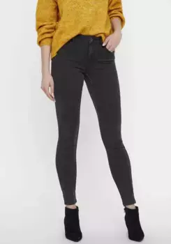 Джинсы стрейч Vero Moda "VMSEVEN SHAPE UP", серый