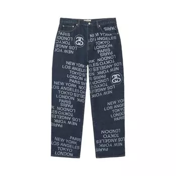 Джинсы Stussy Big Ol' City Link Denim Jean, синий