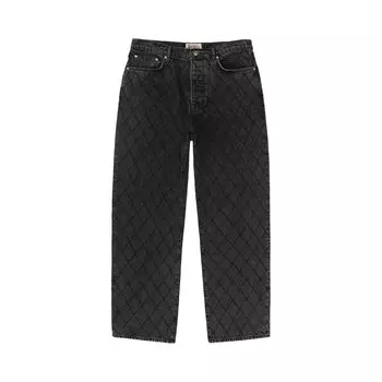 Джинсы Stussy Big Ol из стеганого денима, цвет черный