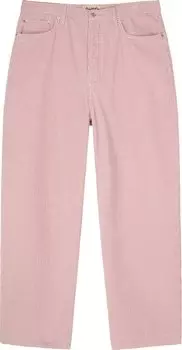 Джинсы Stussy Corduroy Big Ol' Jeans 'Washed Pink', розовый