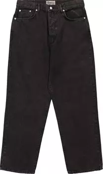 Джинсы Stussy Washed Canvas Big Ol' Jeans 'Black', черный