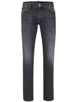Джинсы Super прямого кроя Philipp Plein, серый