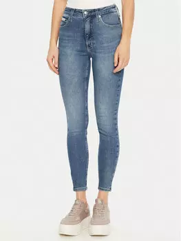 Джинсы супер узкие J20J224522 Calvin Klein Jeans, синий